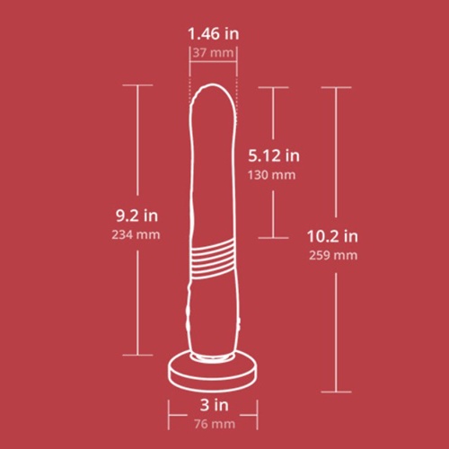 Lovense Gravity Máy Rung Gắn Tường Thụt Tự Động Kết Nối Từ Xa