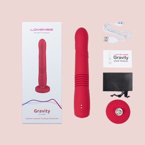 Lovense Gravity Máy Rung Gắn Tường Thụt Tự Động Kết Nối Từ Xa