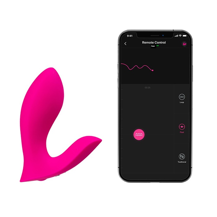 Lovense Flexer Máy Rung Mini 2 Đầu Chuyển Động Kích Thích Điểm G