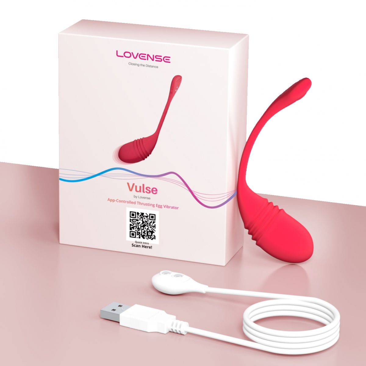 Lovense Vulse Trứng Rung Không Dây Thụt Tự Động Điều Khiển Qua App