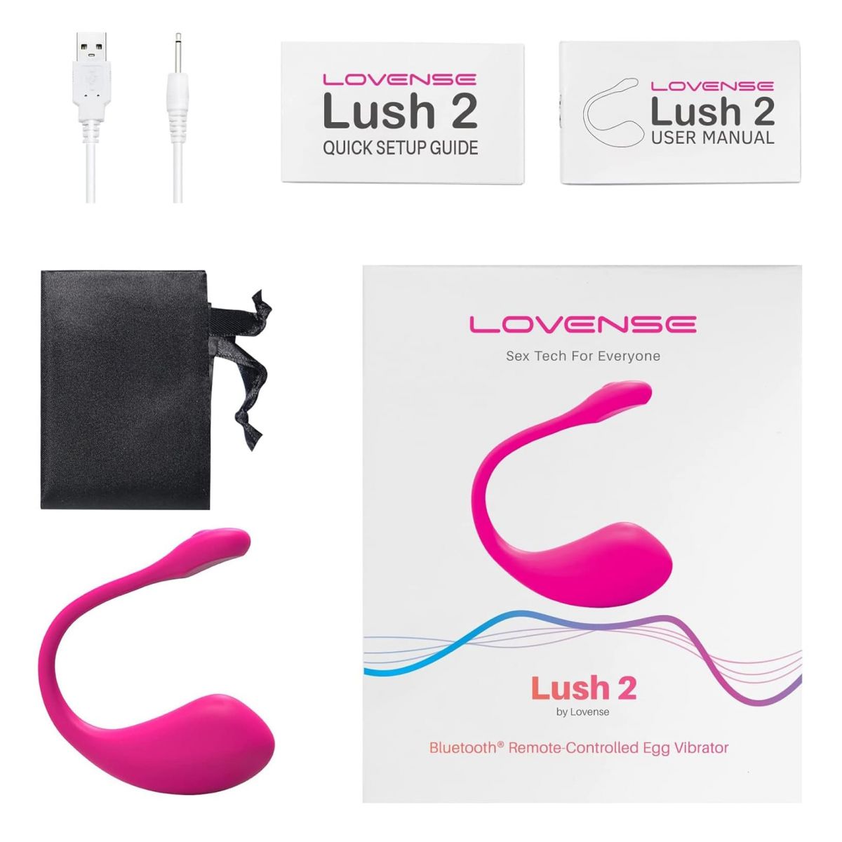 Lovense Lush 2 Trứng Rung Tình Yêu Cao Cấp Kết Nối App